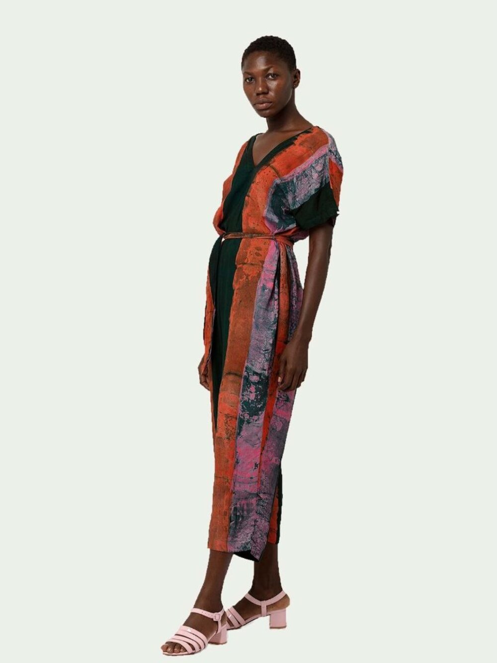 Osei-Duro Easy Jumpsuit in Carmine